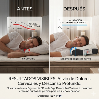Olvídate del Dolor Cervical con ErgoDream Pro™  | 50% DE DESCUENTO