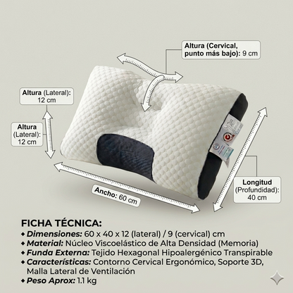 Olvídate del Dolor Cervical con ErgoDream Pro™  | 50% DE DESCUENTO