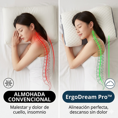 Olvídate del Dolor Cervical con ErgoDream Pro™  | 50% DE DESCUENTO